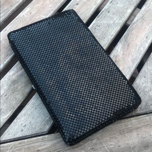 Black sparkly clutch
